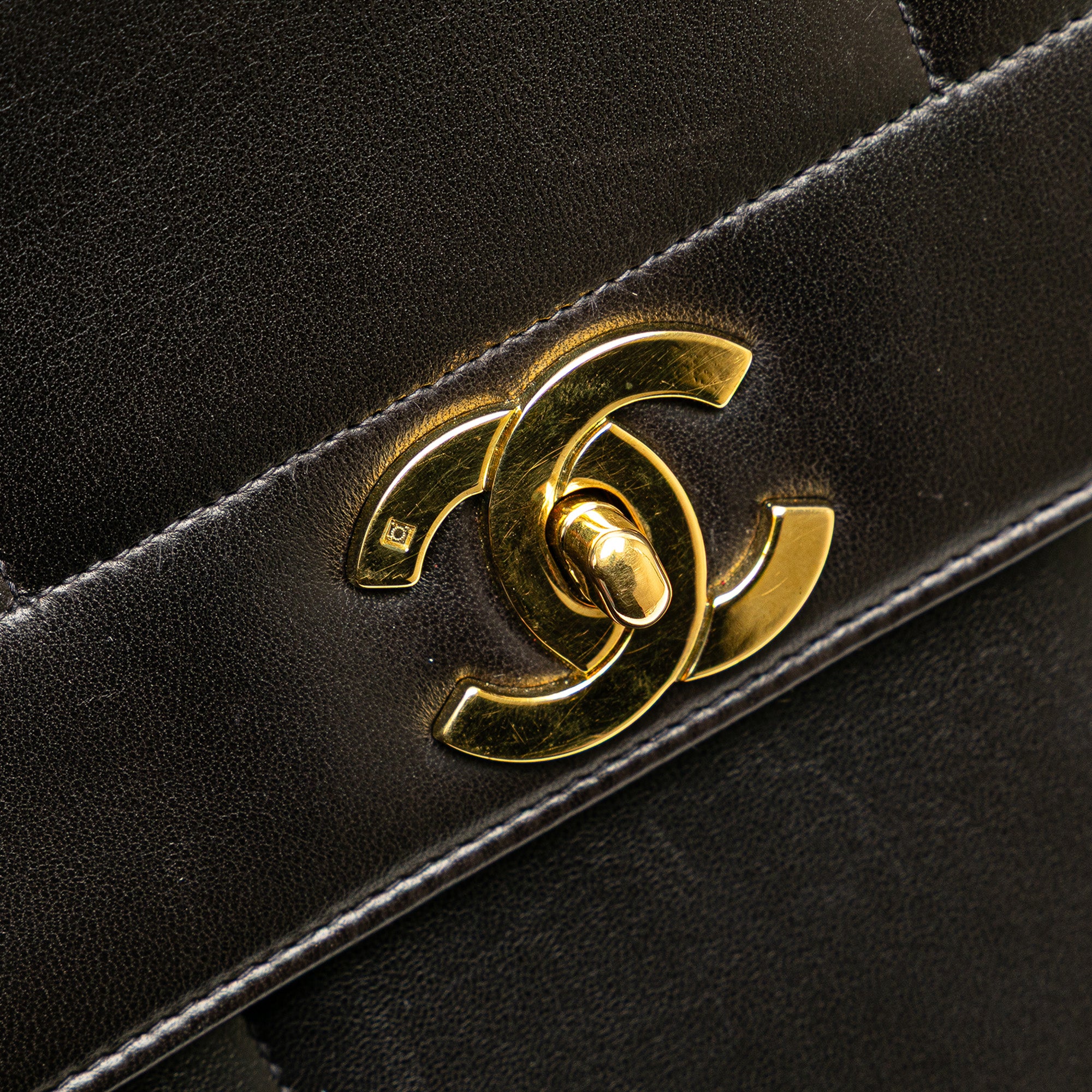 Lambskin Mademoiselle Kelly Top Handle Bag - Image 9