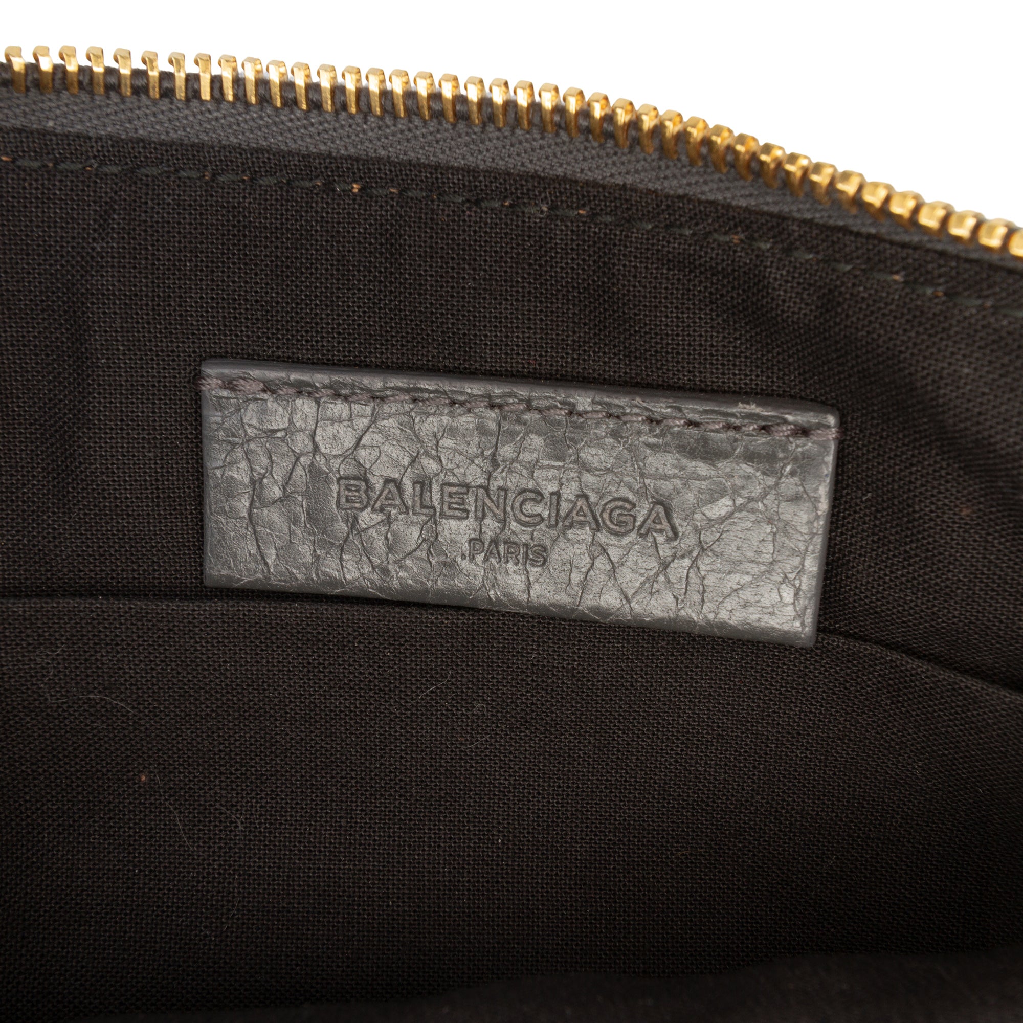 Lambskin Motocross Giant 12 Zip Around Flat Clutch - Image 5
