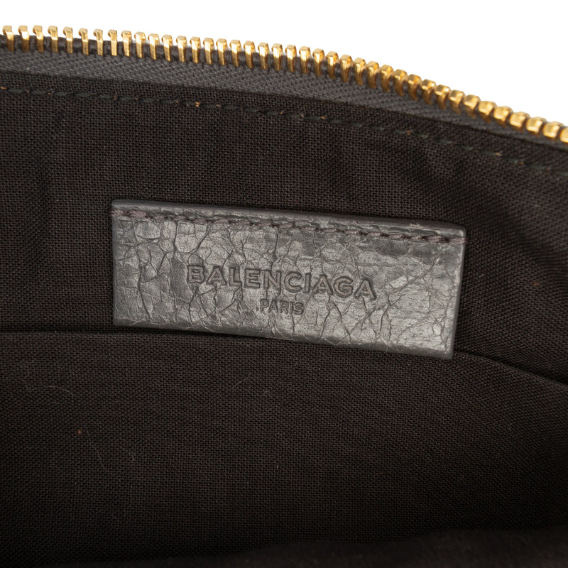 Lambskin Motocross Giant 12 Zip Around Flat Clutch - Image 5