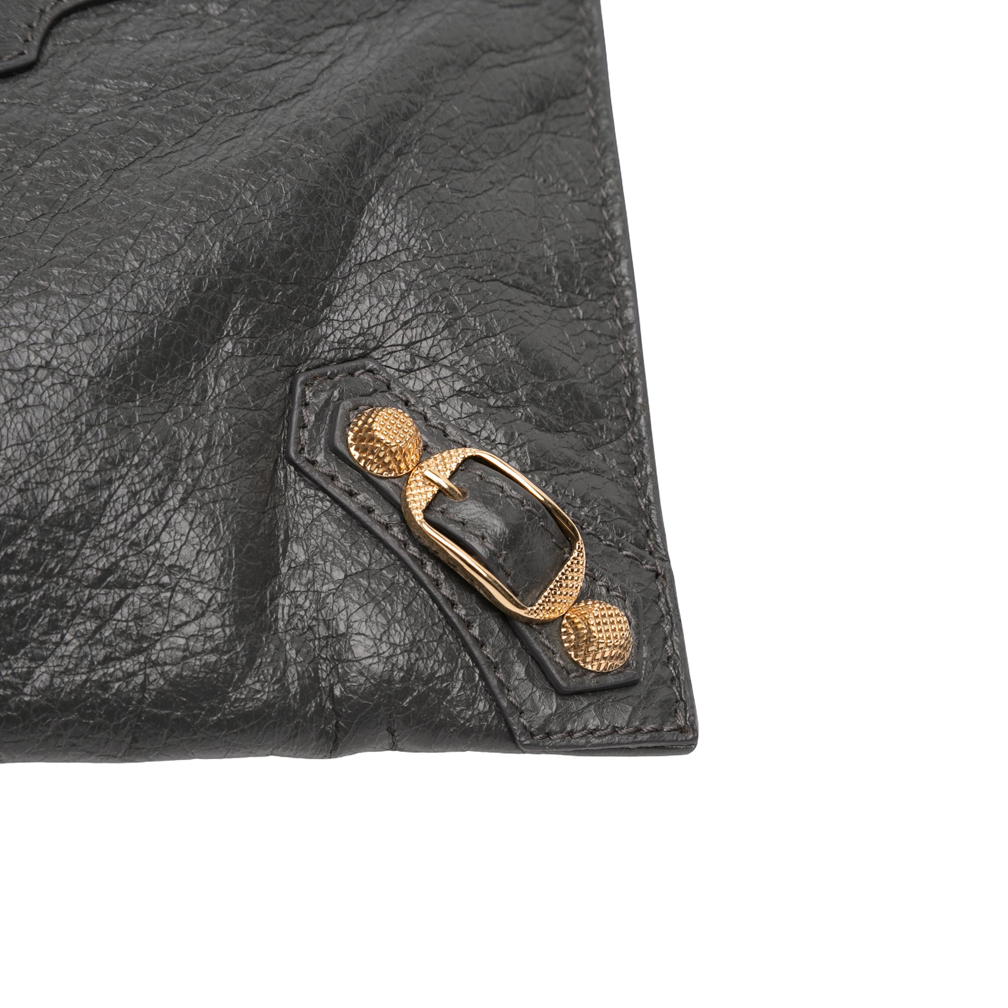 Lambskin Motocross Giant 12 Zip Around Flat Clutch - Image 8