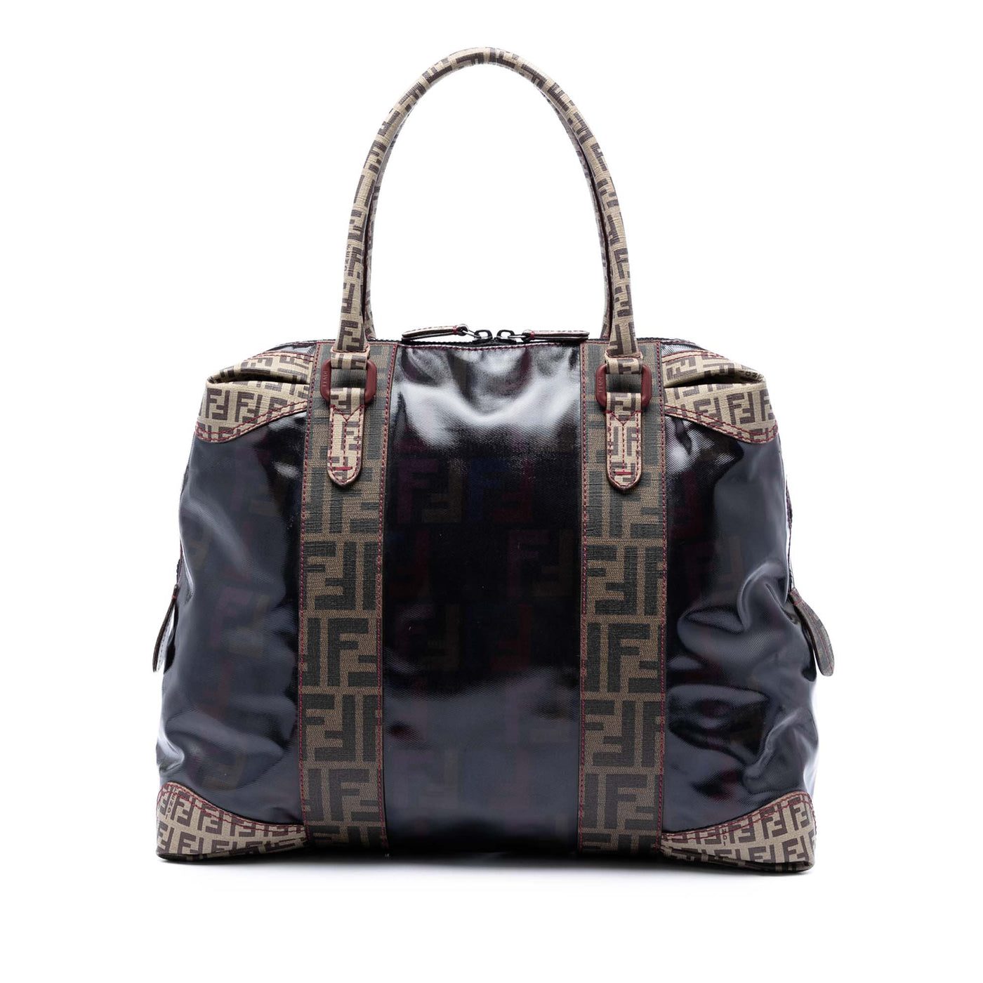 Large Zucca Coated Canvas B Mix Tote - Image 1