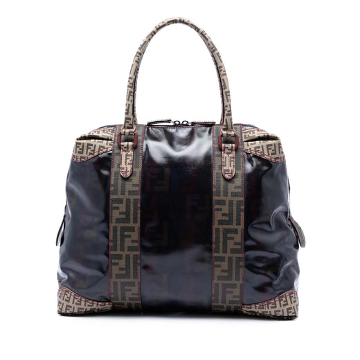 Large Zucca Coated Canvas B Mix Tote - Image 1