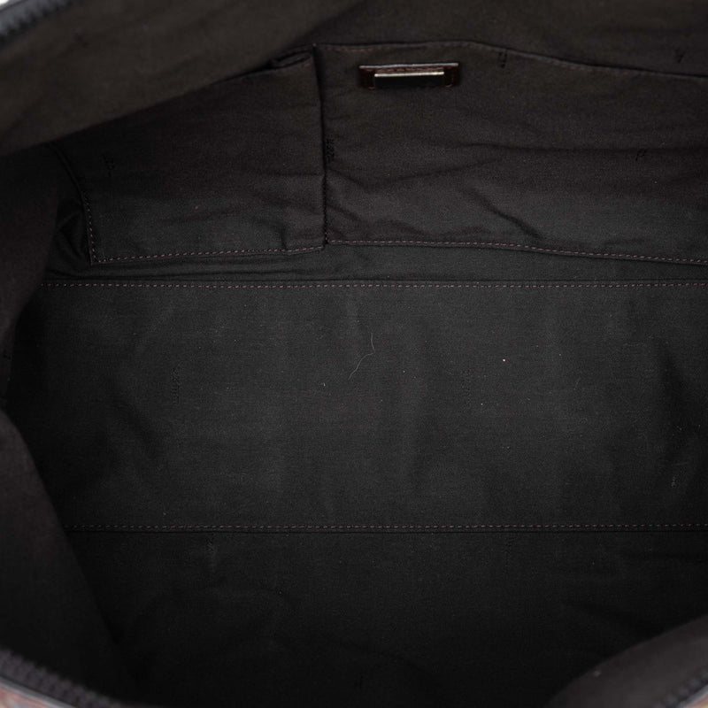 Large Zucca Coated Canvas B Mix Tote - Image 4