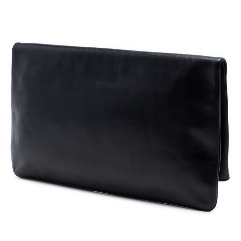 Leather Letters Fold Over Clutch - Image 2