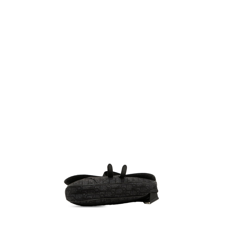 Oblique Canvas Saddle Crossbody - Image 3