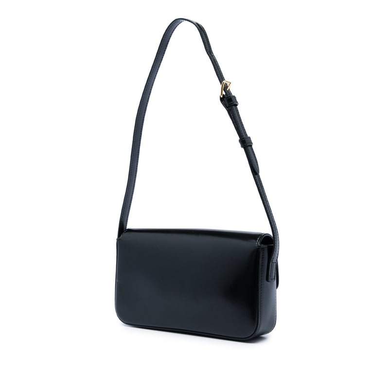 Shiny Calfskin Triomphe Claude Shoulder Bag - Image 2