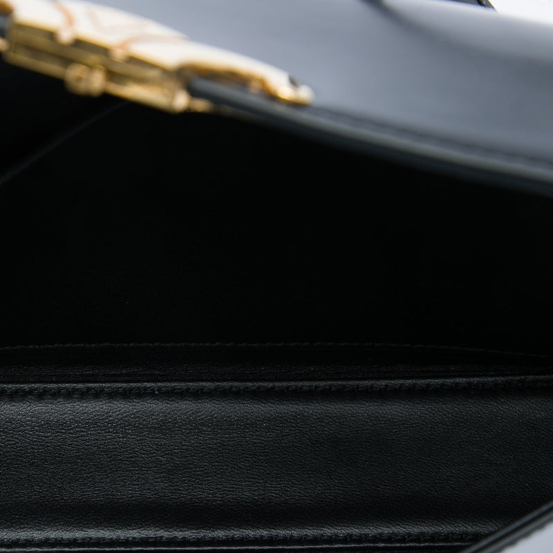 Shiny Calfskin Triomphe Claude Shoulder Bag - Image 4