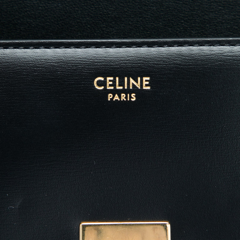 Shiny Calfskin Triomphe Claude Shoulder Bag - Image 5