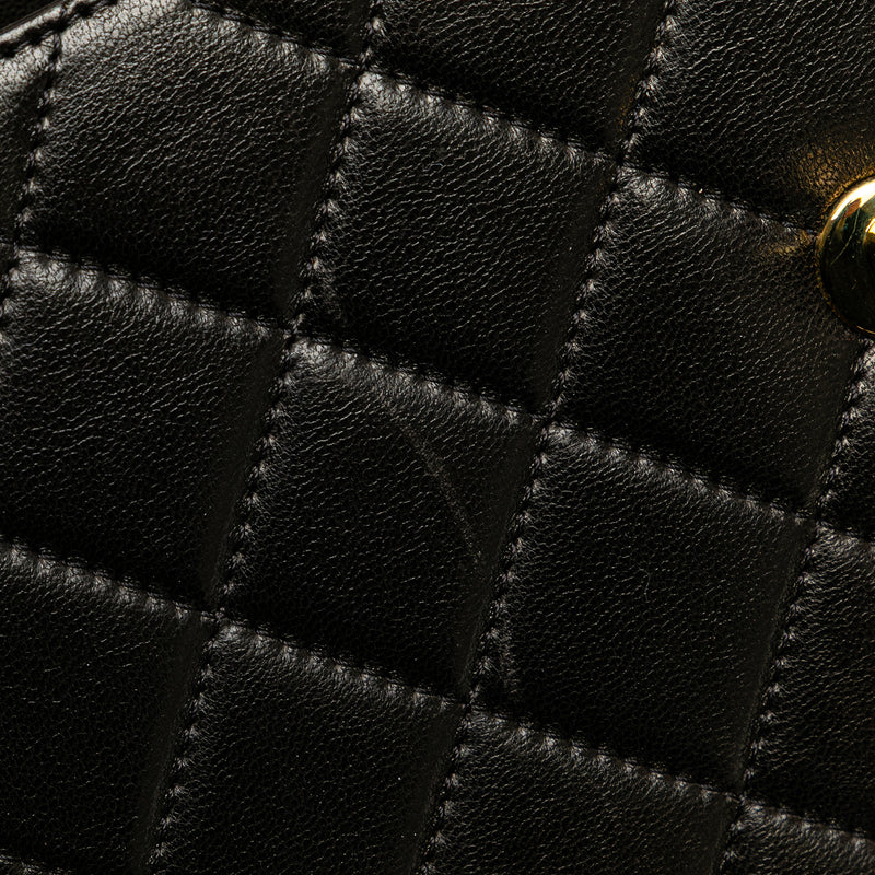 CC Quilted Lambskin Chain Flap - Image 9