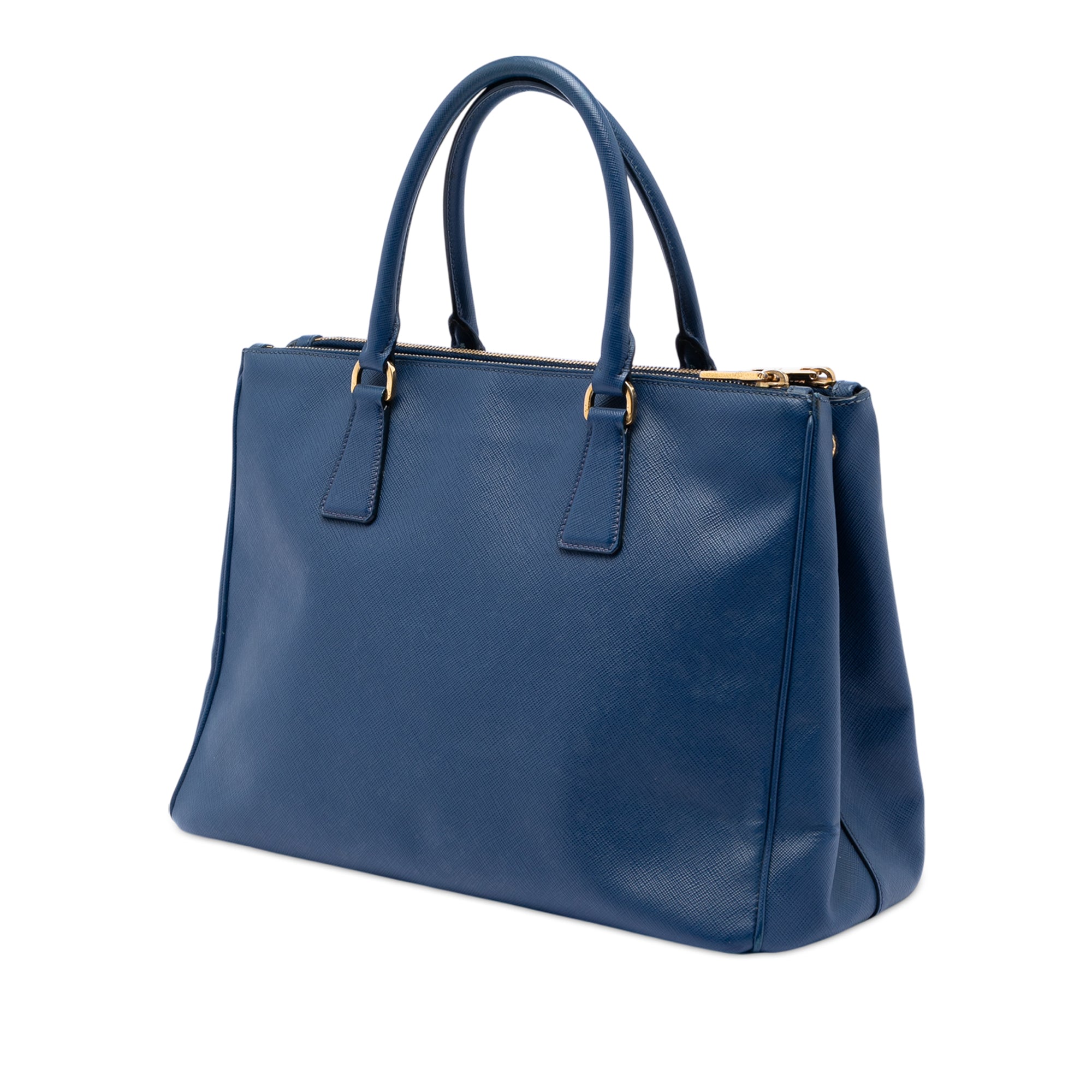 Medium Saffiano Lux Galleria Double Zip Satchel - Image 2