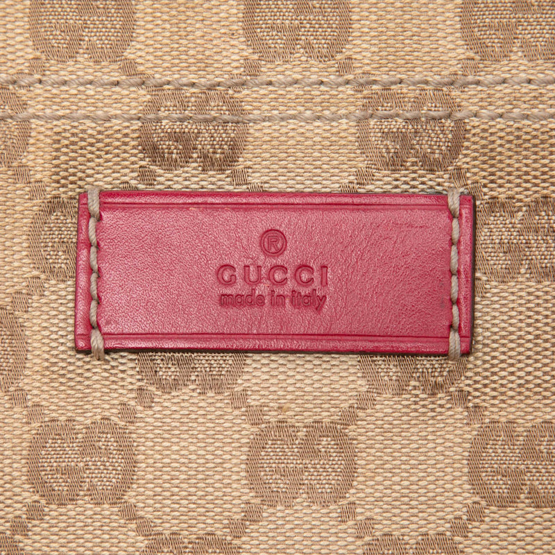 GG Canvas Web Tote - Image 5