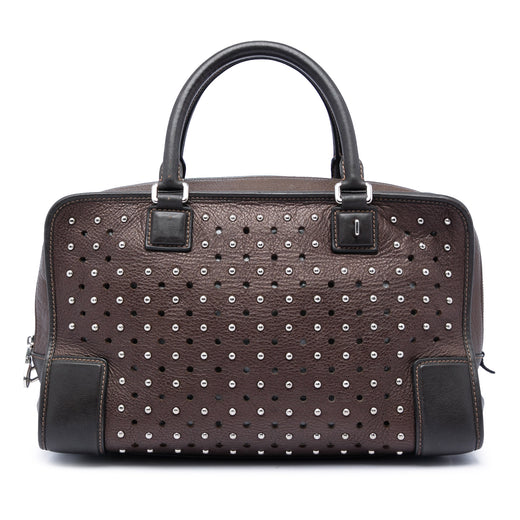 Bicolor Leather Studded Perforated Amazona 36 - Image 1