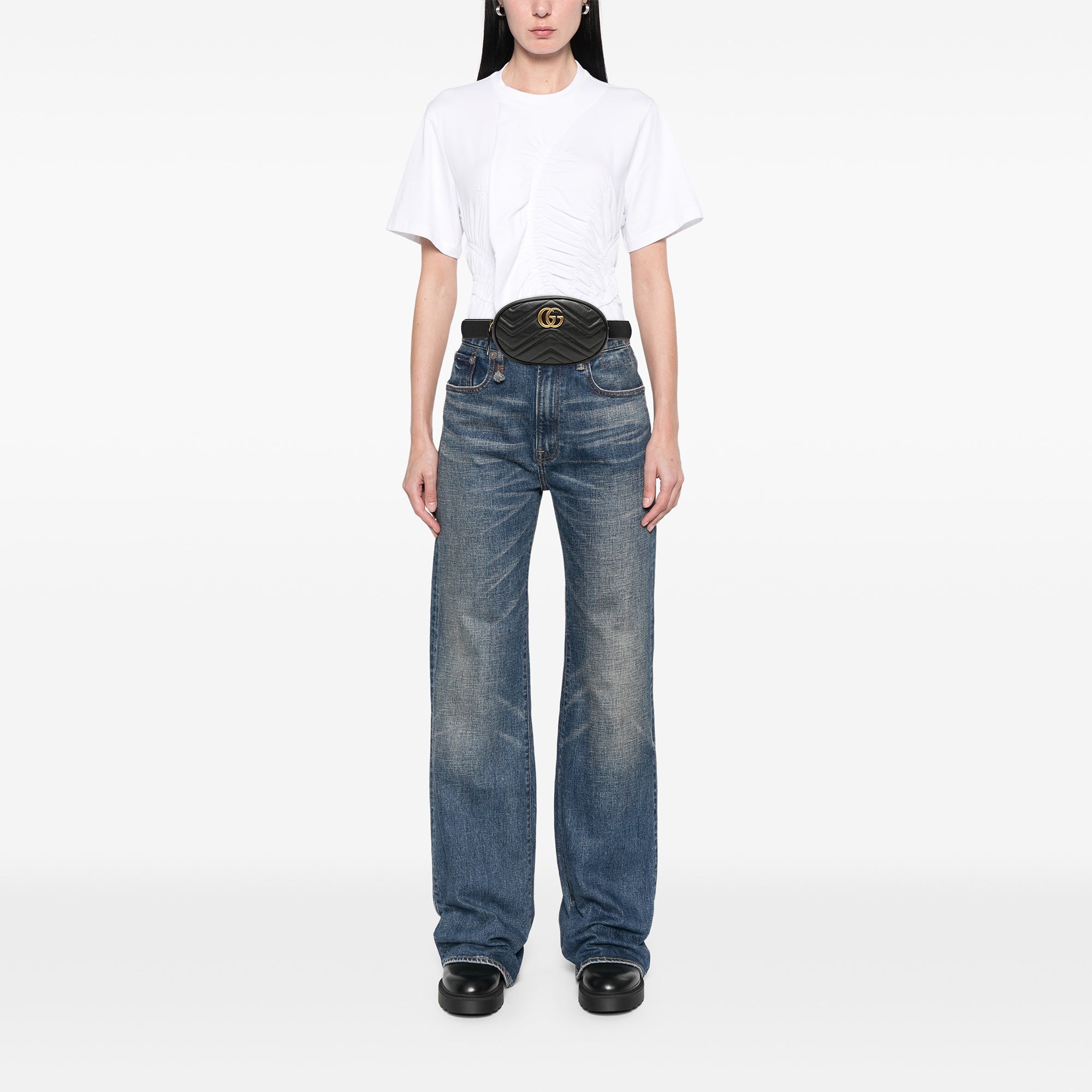 GG Marmont Matelasse Leather Belt Bag - Image 7