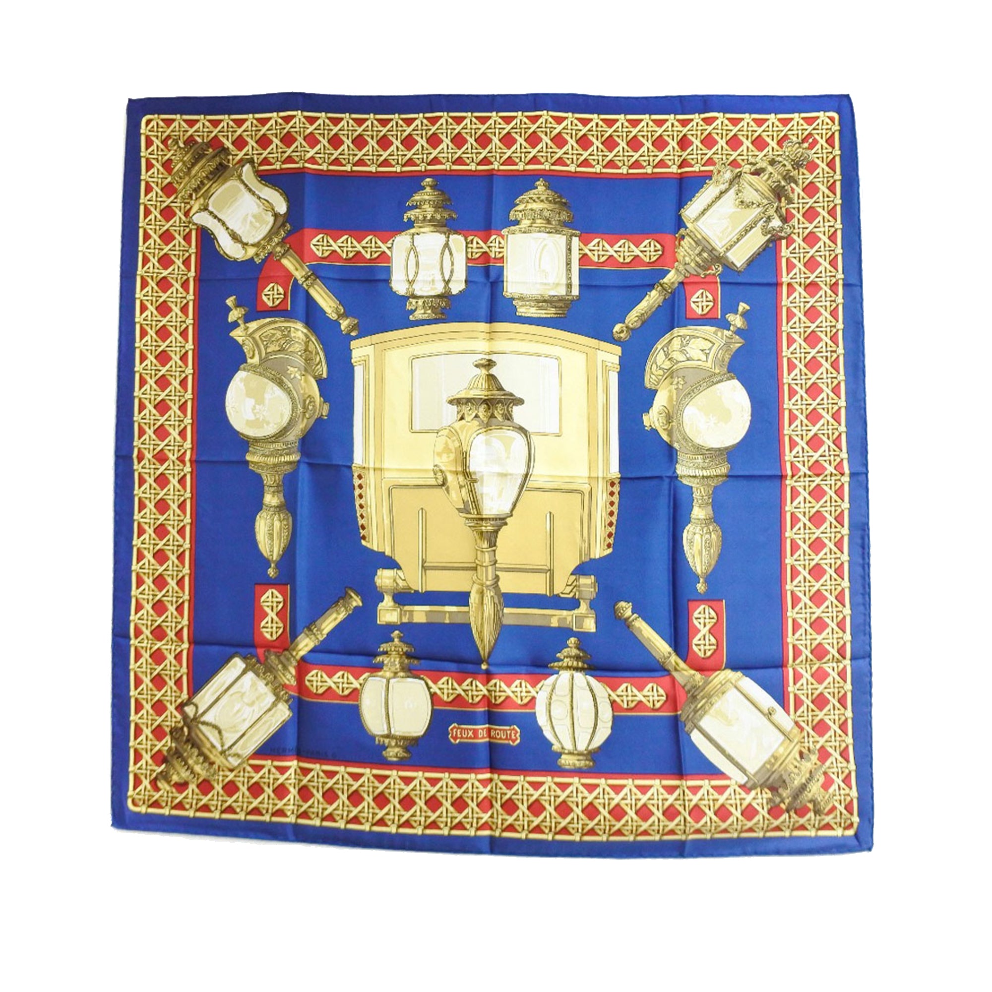 Feux de Route Silk Scarf 90 - Image 1