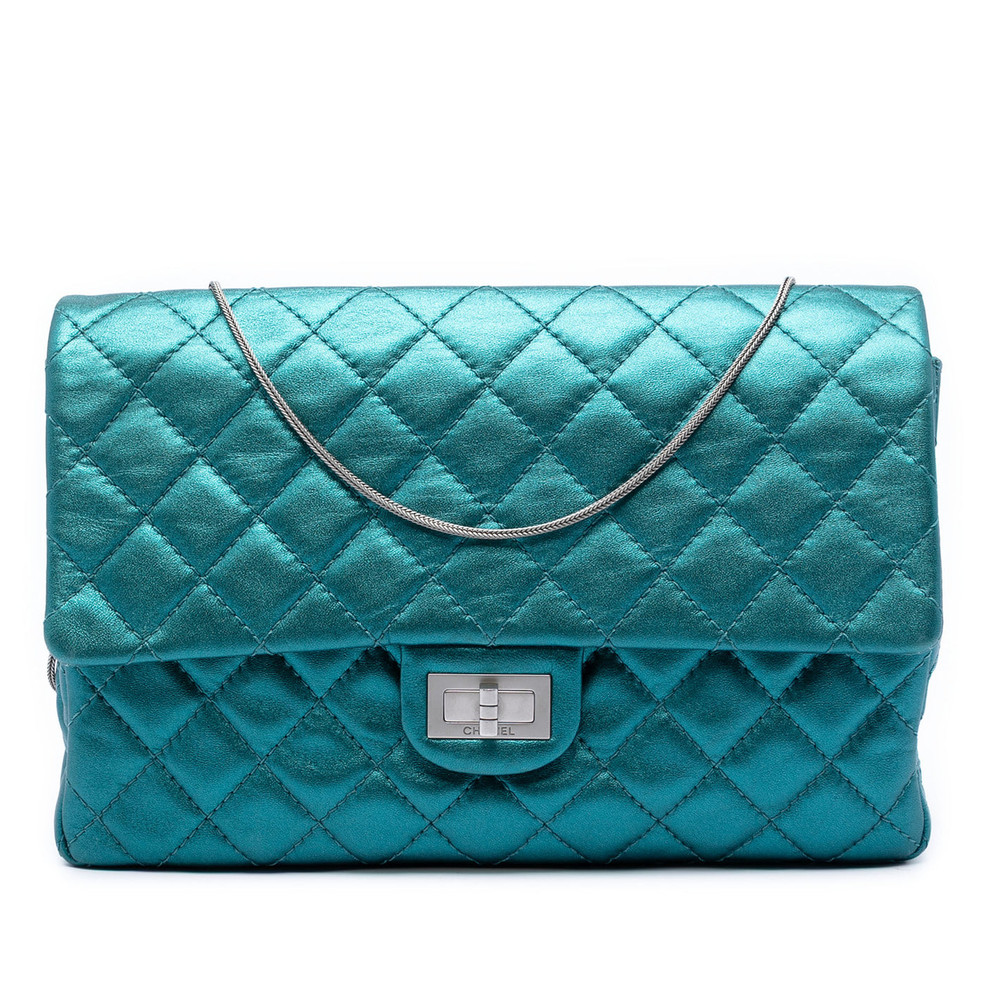 Quilted Metallic Calfskin Reissue 2.55 Flap 226 - Image 1