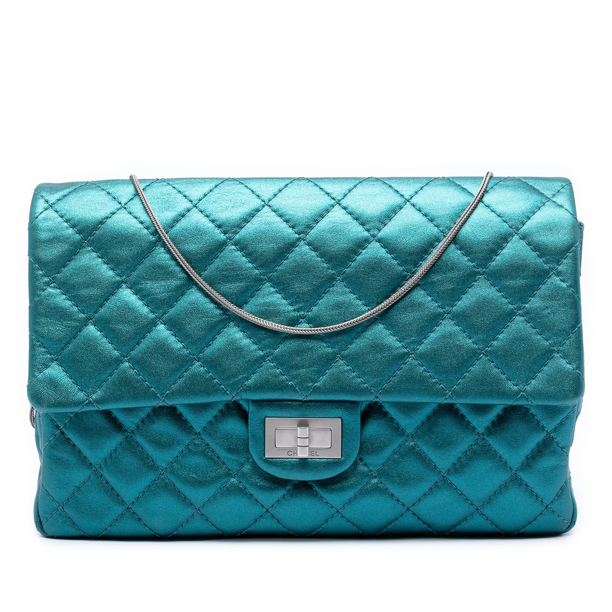 Quilted Metallic Calfskin Reissue 2.55 Flap 226 - Image 1