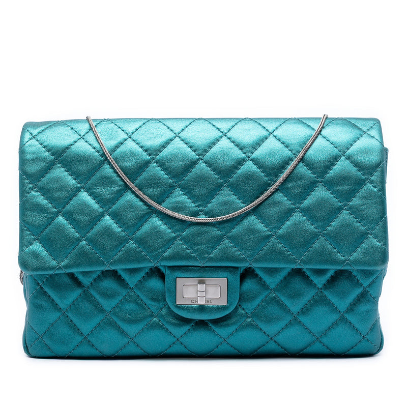 Quilted Metallic Calfskin Reissue 2.55 Flap 226