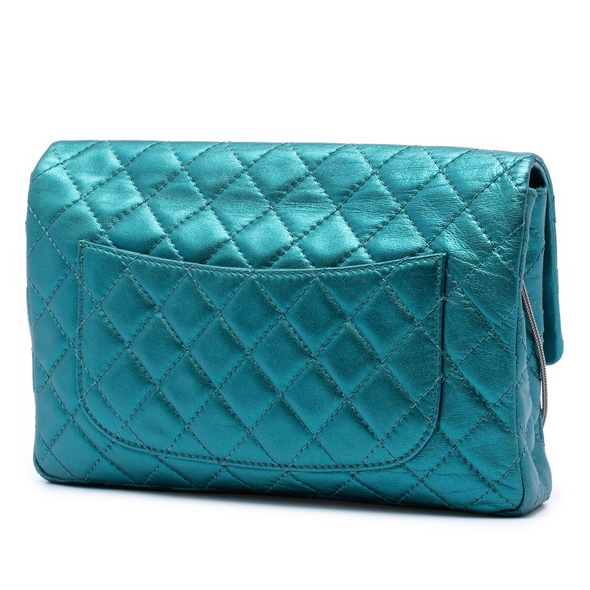 Quilted Metallic Calfskin Reissue 2.55 Flap 226 - Image 2