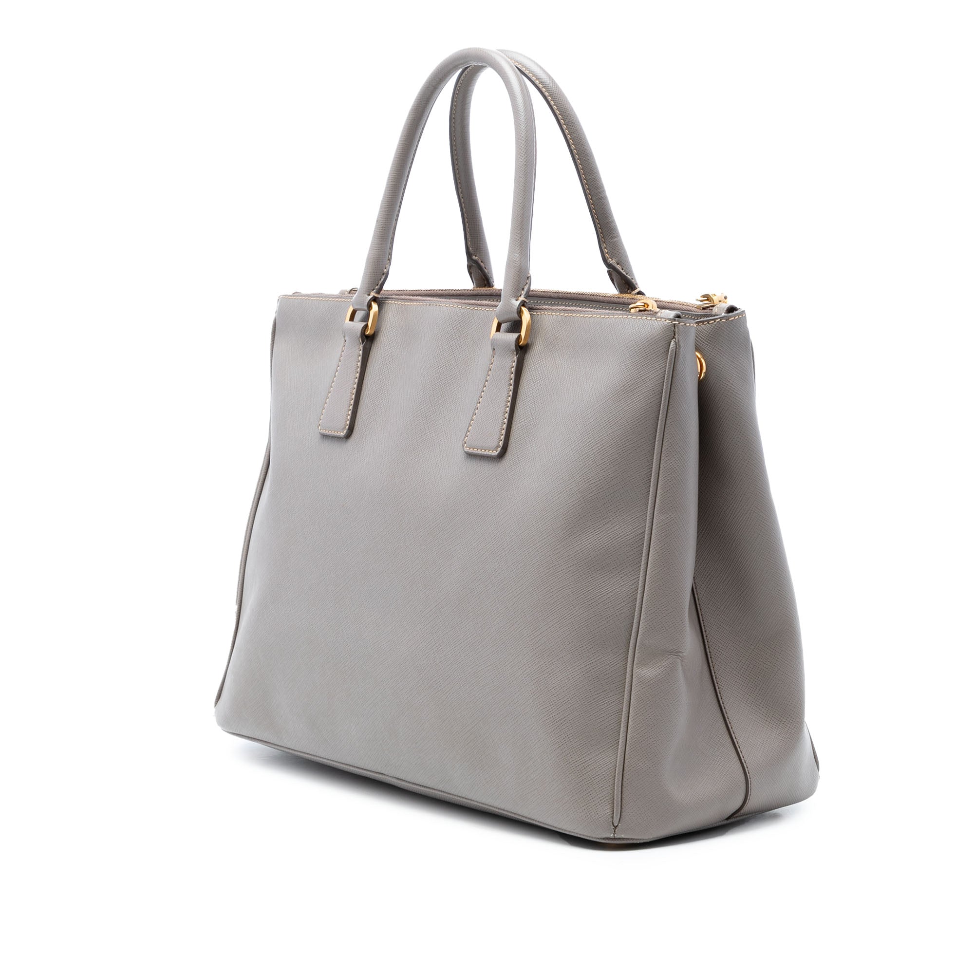 Large Saffiano Lux Galleria Double Zip Tote - Image 2