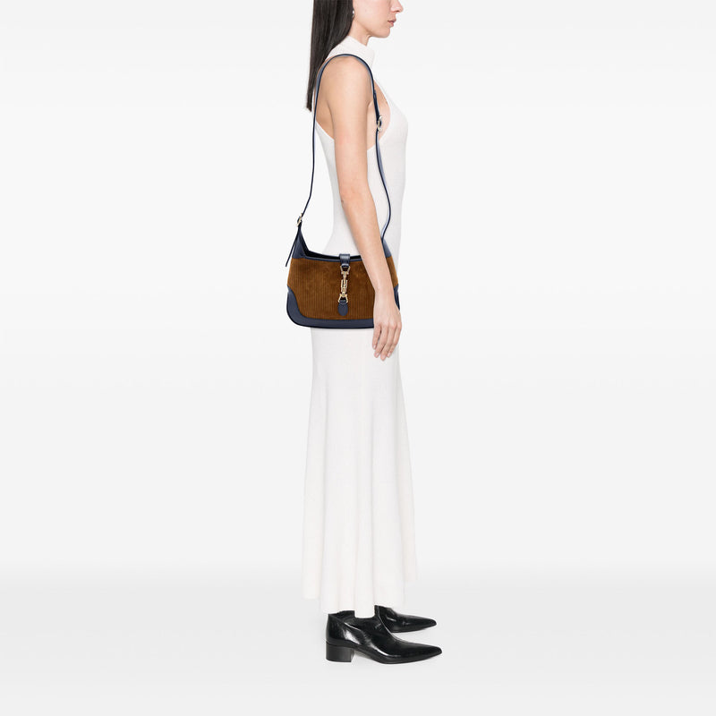 Small Bicolor Corduroy Jackie 1961 Crossbody - Image 6
