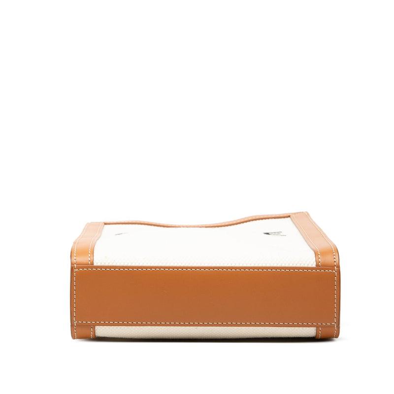 Mini Canvas Vertical Cabas Tote - Image 3