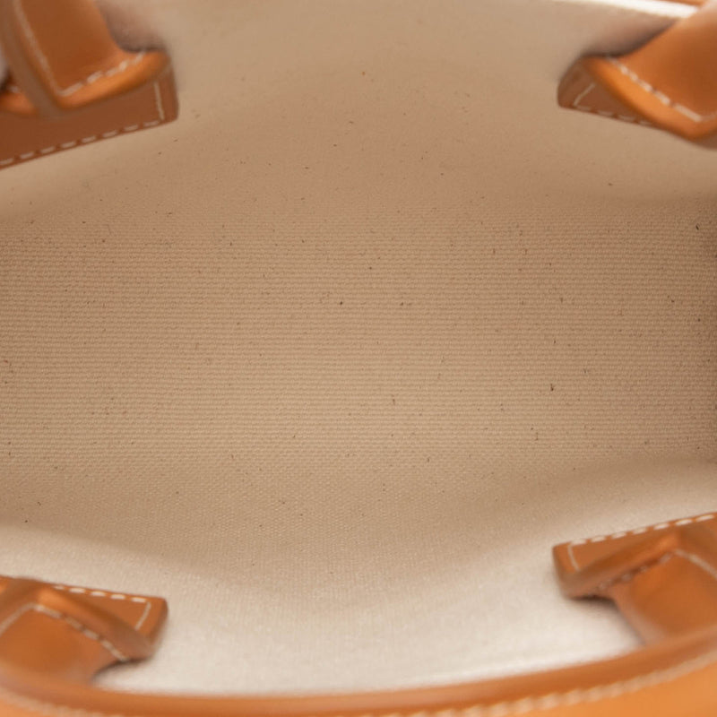 Mini Canvas Vertical Cabas Tote - Image 4