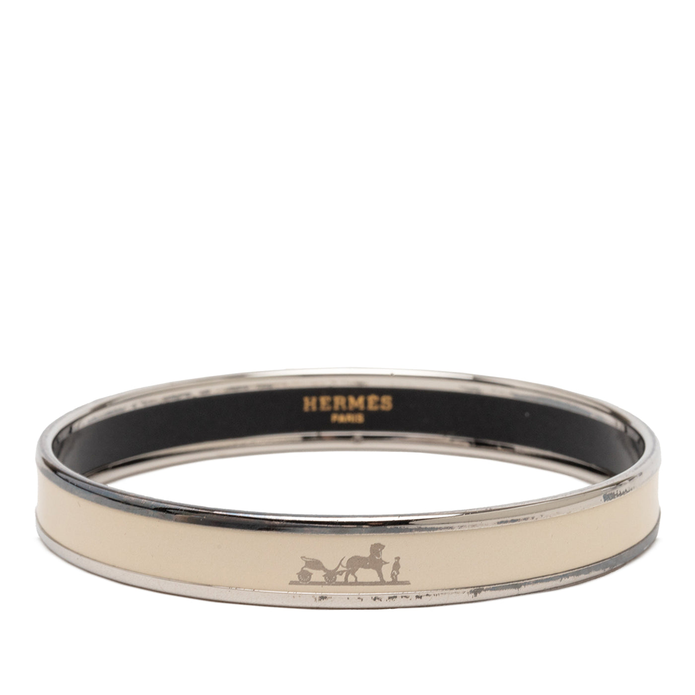 Narrow Enamel Caleche Bangle 70 - Image 1
