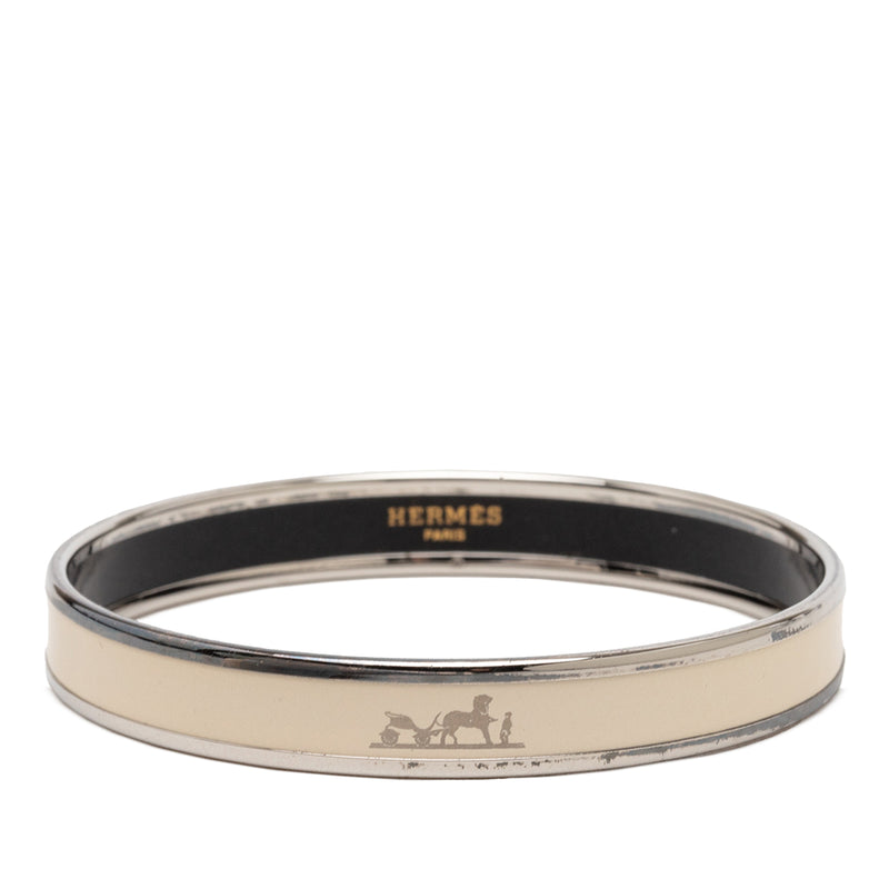 Narrow Enamel Caleche Bangle 70