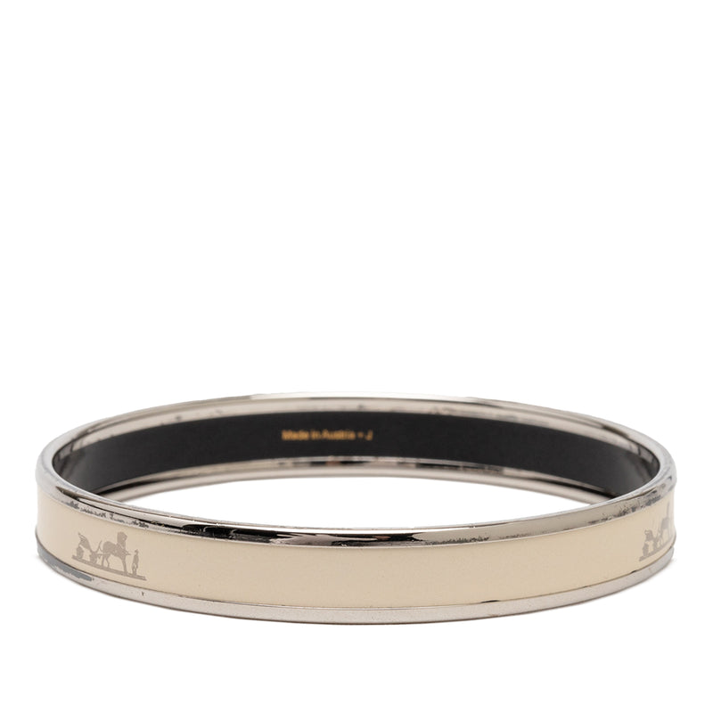 Narrow Enamel Caleche Bangle 70 - Image 3