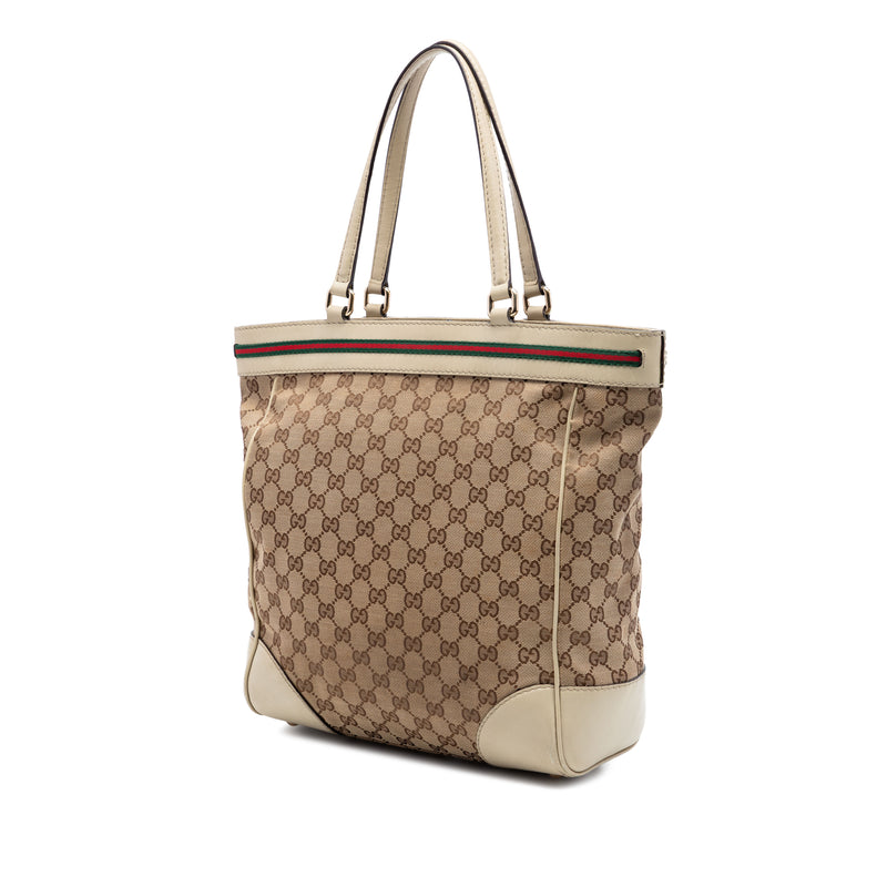 GG Canvas Web Mayfair Tote - Image 2