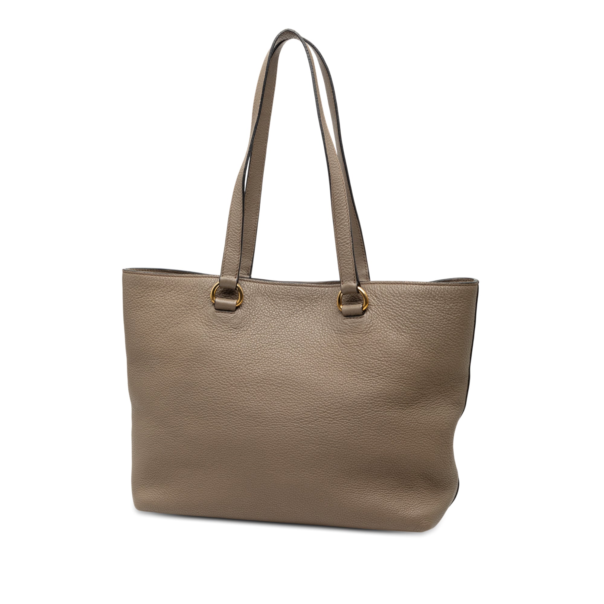 Vitello Daino Canapa Logo Tote - Image 2