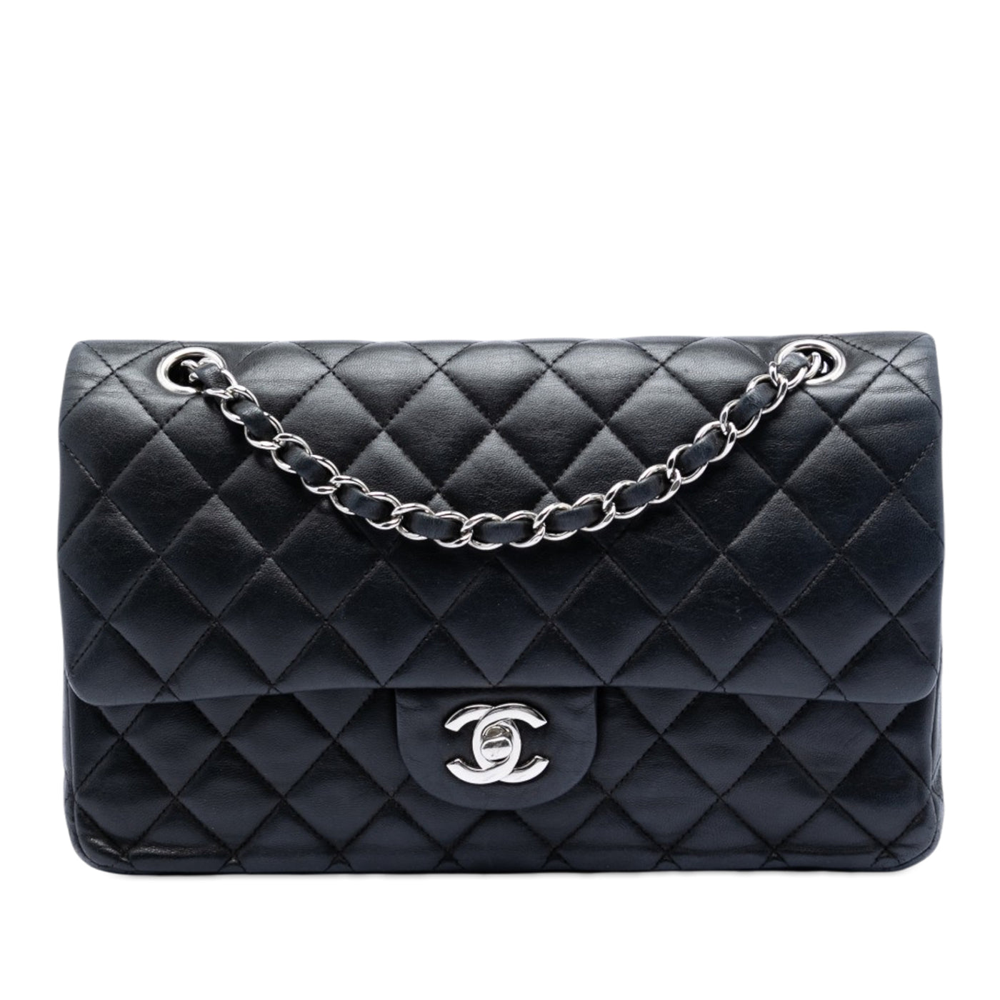 Medium Classic Lambskin Double Flap - Image 1