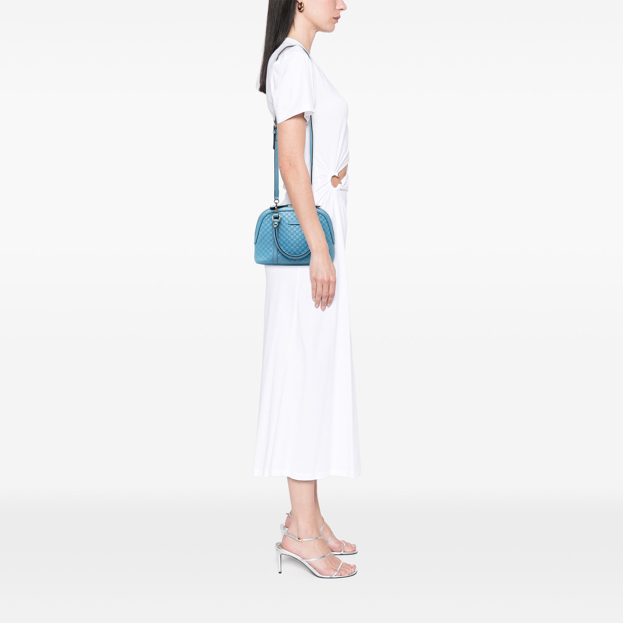 Mini Microguccissima Dome Satchel - Image 7