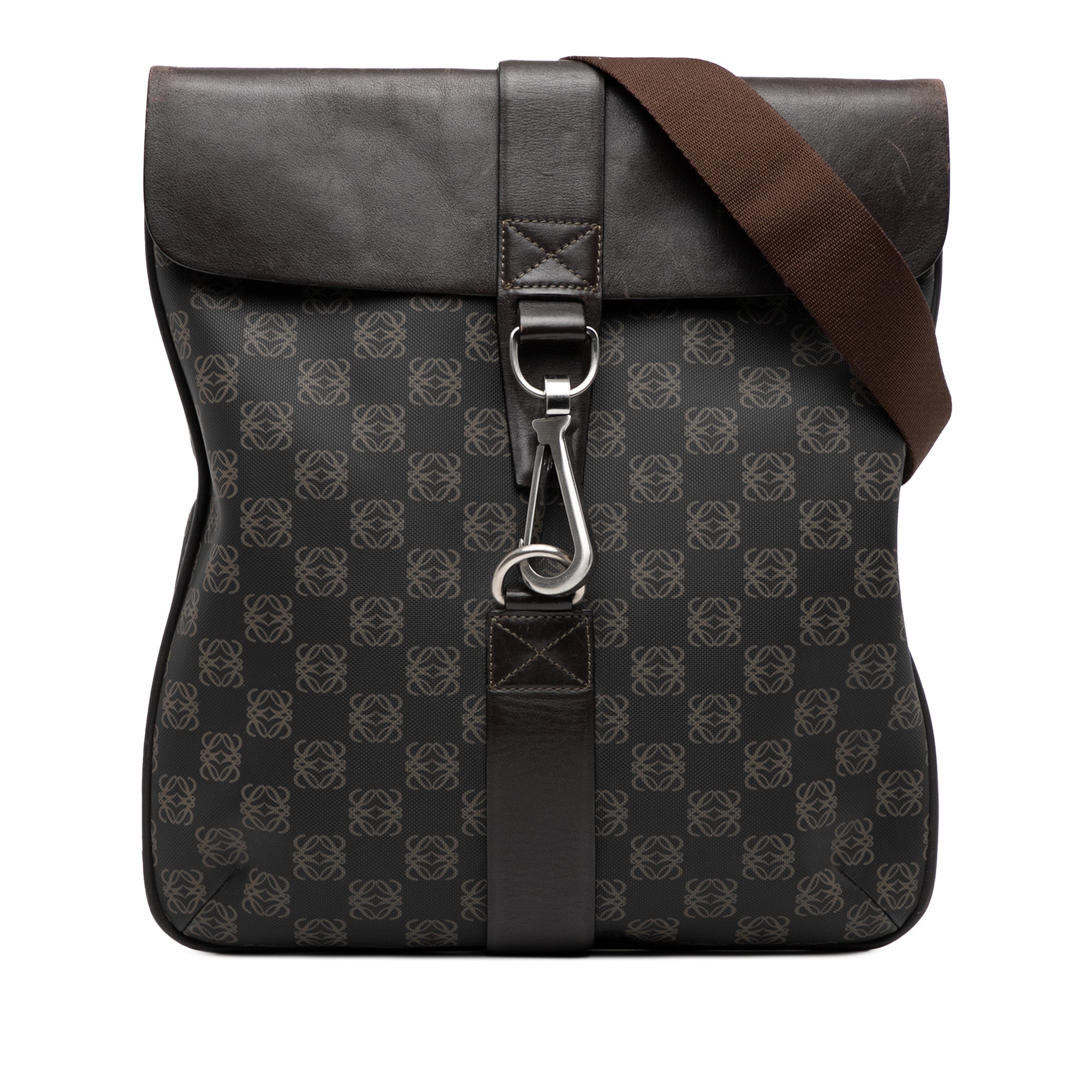 Anagram Coated Canvas Crossbody - Image 1