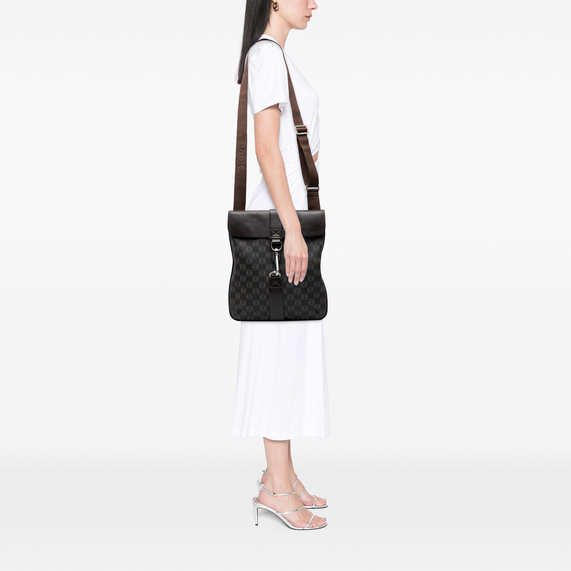 Anagram Coated Canvas Crossbody - Image 7
