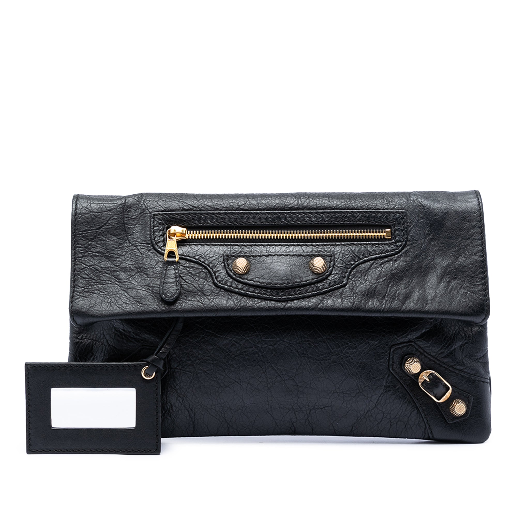 Lambskin Motocross Giant 12 Envelope Clutch - Image 6