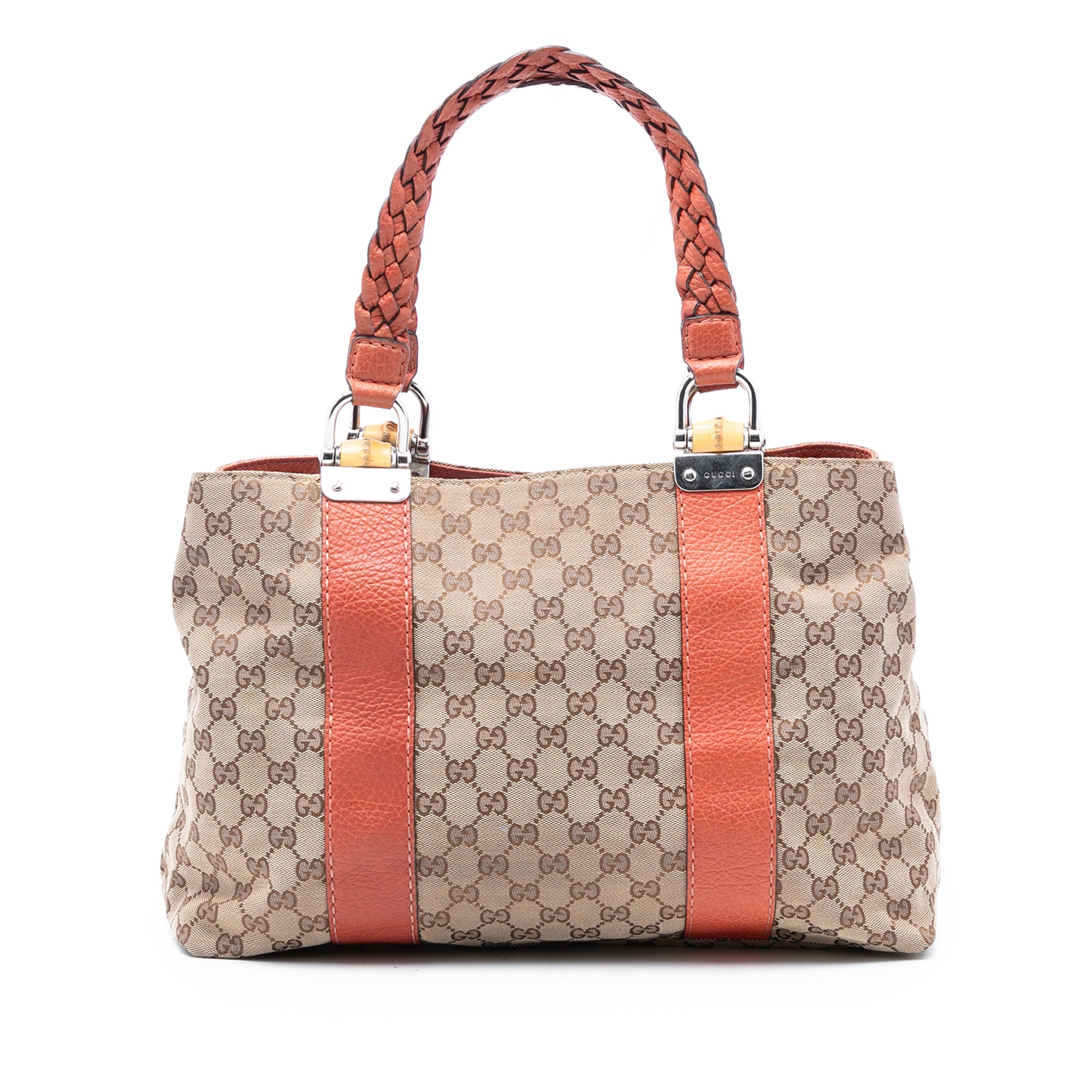 Medium GG Canvas Bamboo Libeccio Tote - Image 1