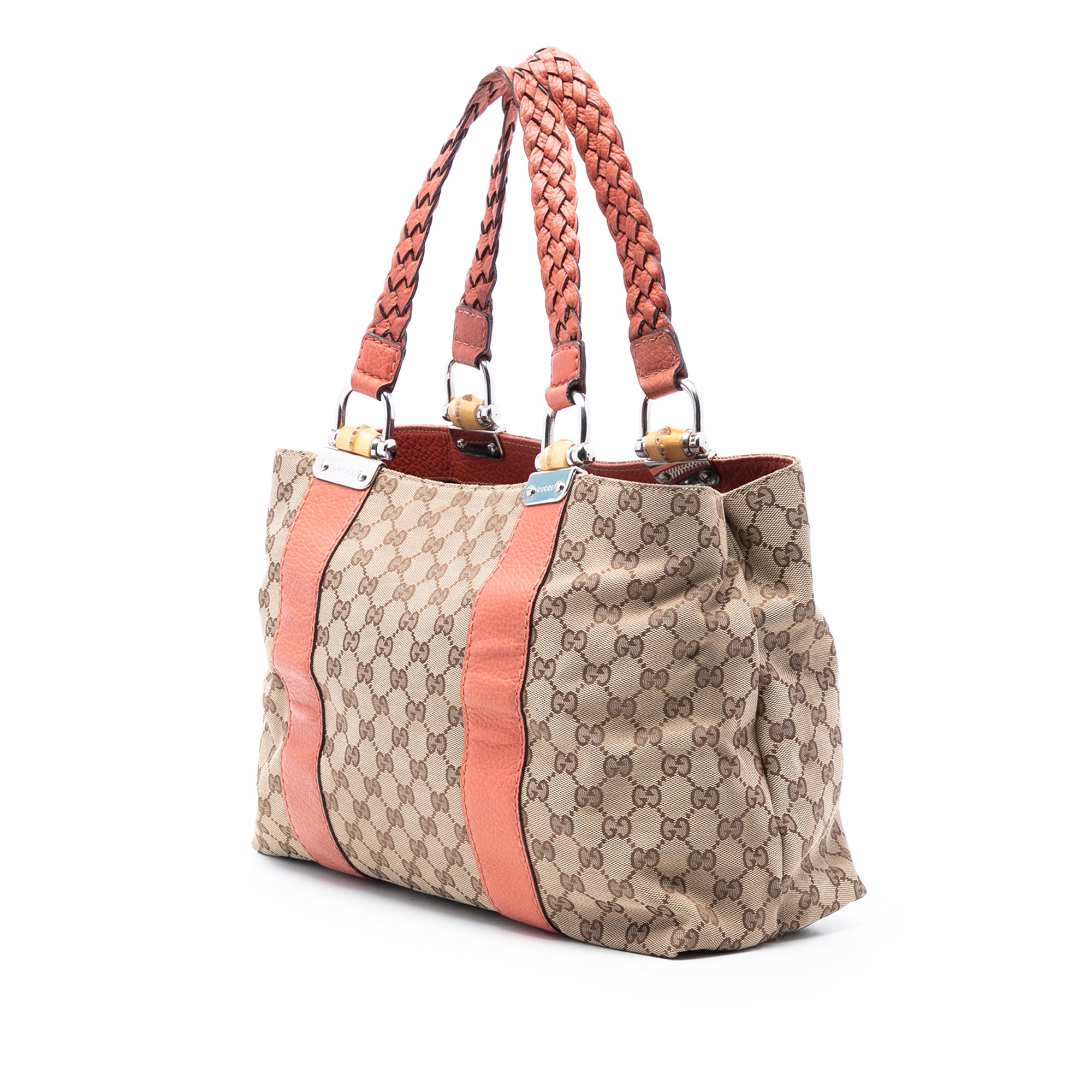 Medium GG Canvas Bamboo Libeccio Tote - Image 2
