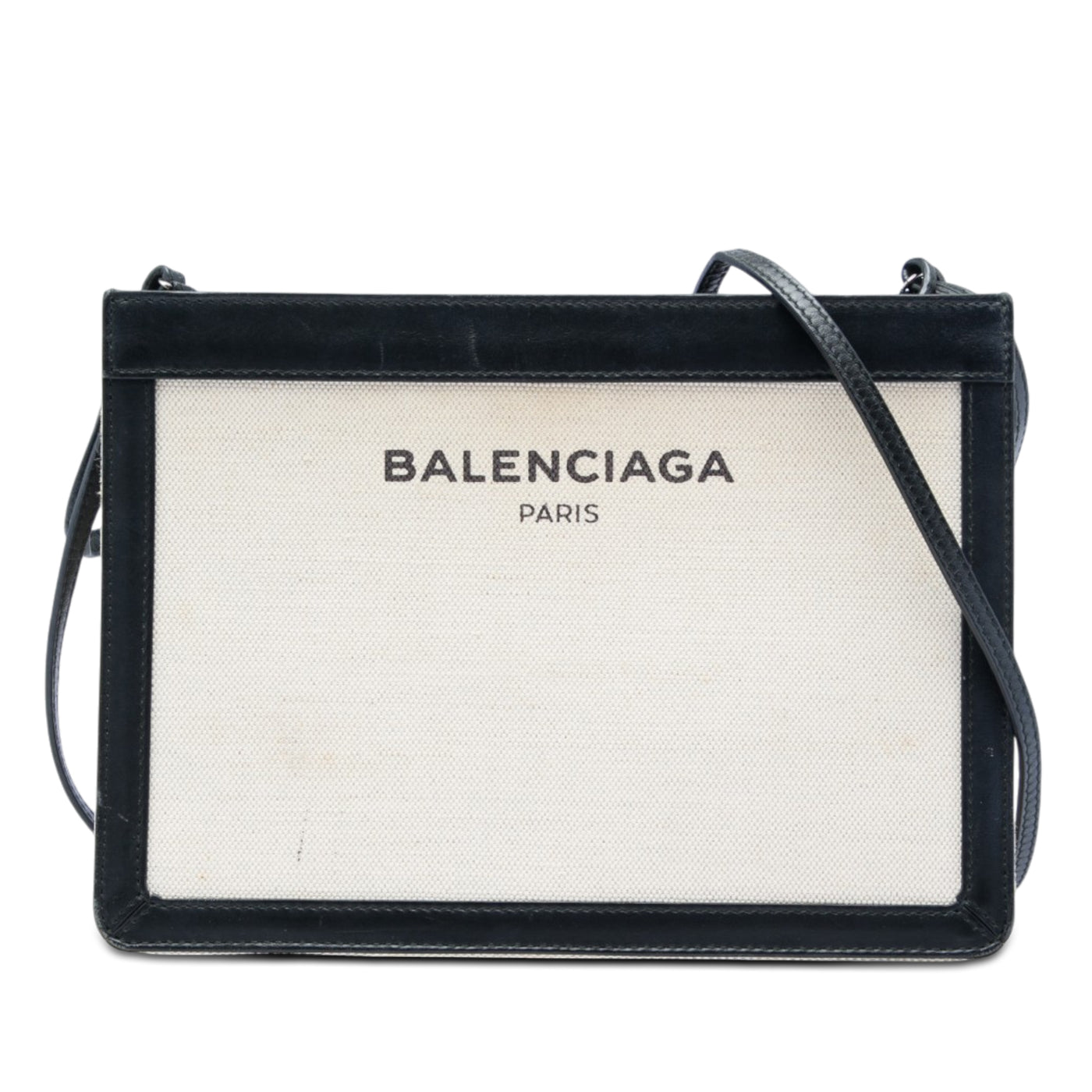 Canvas Navy Pochette Crossbody - Image 1