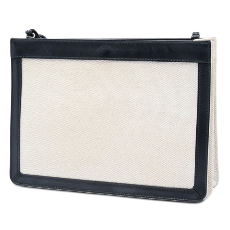 Canvas Navy Pochette Crossbody - Image 2
