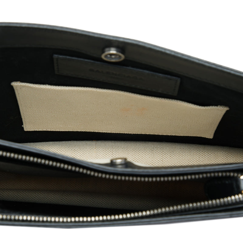 Canvas Navy Pochette Crossbody - Image 4