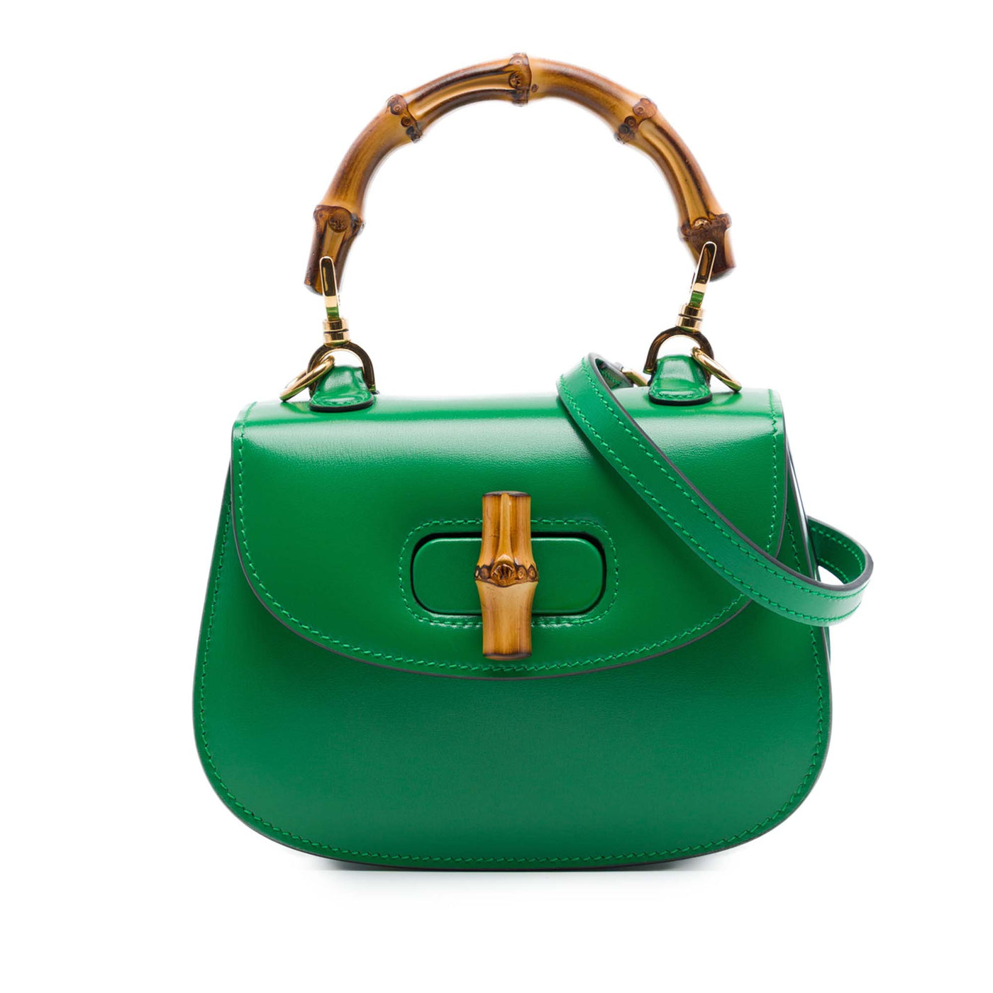 Mini Calfskin 1947 Bamboo Top Handle Bag - Image 1