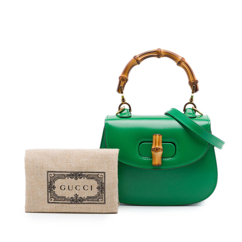 Mini Calfskin 1947 Bamboo Top Handle Bag - Image 7