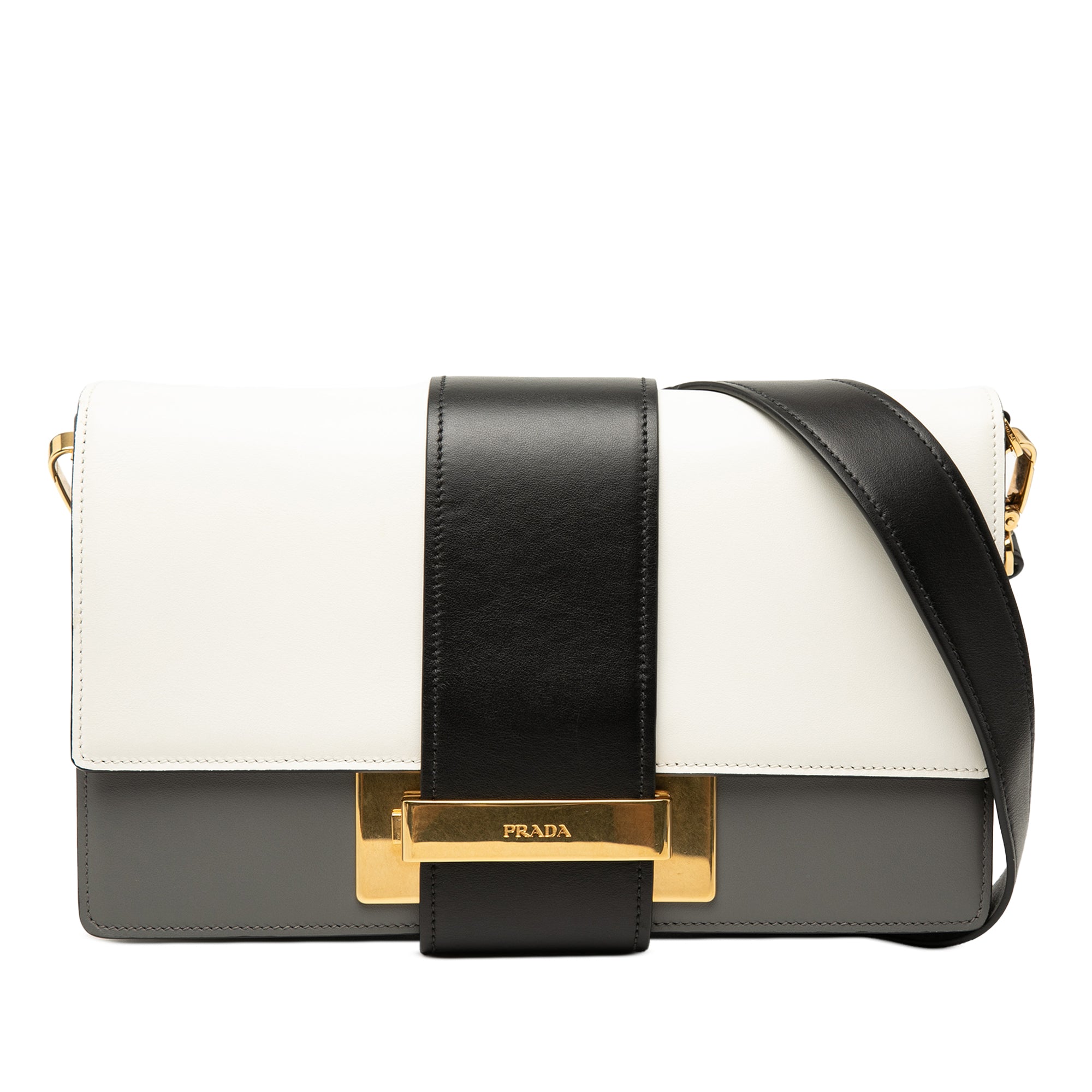 Tricolor City Calf Ribbon Crossbody - Image 1
