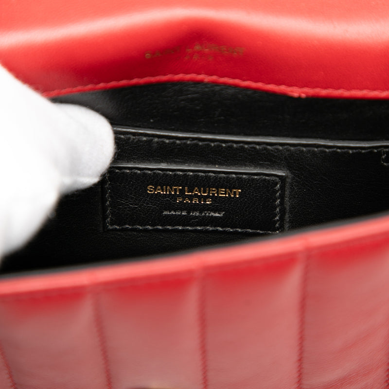 Small Lambskin Monogram Vicky Chain Bag - Image 5