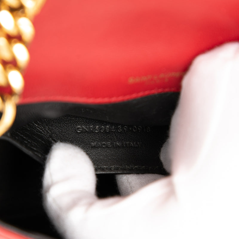 Small Lambskin Monogram Vicky Chain Bag - Image 6