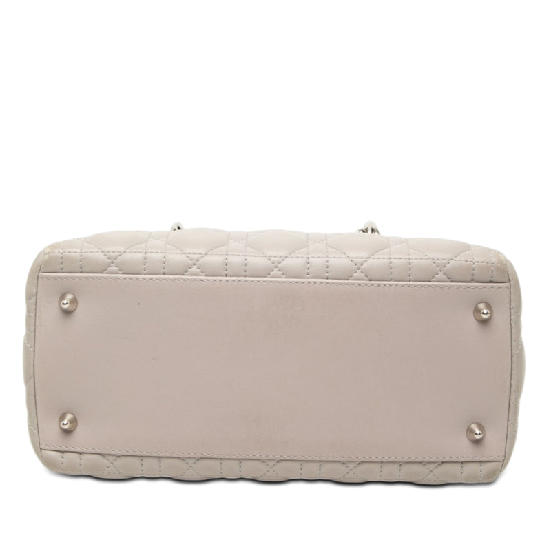 Medium Lambskin Cannage Lady Dior - Image 3