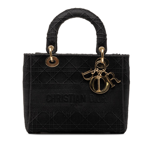 Medium Canvas Cannage Lady D Lite - Image 1