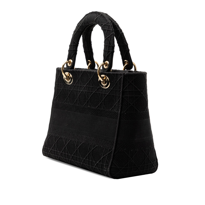 Medium Canvas Cannage Lady D Lite - Image 2