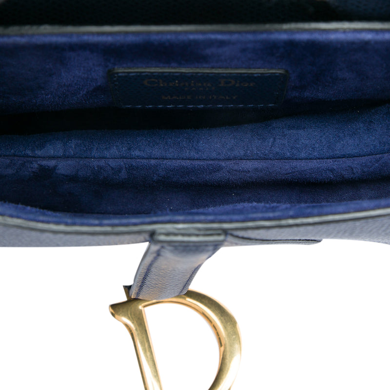 Mini Grained Calfskin Saddle Bag - Image 4